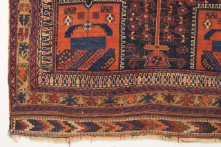 Antique afshar rug. Makes a great gift. 4'1" x 6'                       