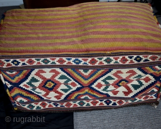Late 19th. century Shahsavan mafrash, great colours general good condition. POR                      