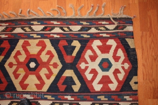 Antique Caucasian Shirvan Kilim late 19th century .
Size 6'-1''  x 8'-3''
Sold.                     