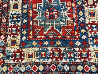 Antique Lesghi Kazak Caucasian rug-4732

Gorgeous antique lesghi design Kazak, from southwest Caucasian, size 3 ft. 6 inches by 7 ft. 6 inches, circa late 19th century, excellent condition with a good pile  ...