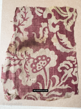 An amazing little fragment of an Indian Trade textile acquired in Toraja. This, (along with other textiles) was saved from a fire by the previous owner. See more on the link https://wovensouls.com/collections/antique-vintage-toraja-textiles-and-art.  ...