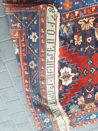 Very impressive Armenian rug in beautiful condition.139x 4m.  Museum piece- dated 1839 (cohen collection).                  