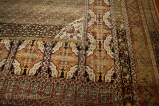 Sivas, Armenian Carpet, circa 150 years. Wool on cotton.Size 380x290 cm.                      