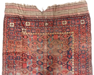 Rare Beshir rug, Amu Darya valley, 19th c. (10'1" x 5'1")(308 cm. x 156 cm.)                  