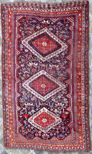 South persian rug (245cm X 125cm).                           