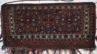 Tourkmen Chuval wool on wool size:42 x 88 price:SOLD                        