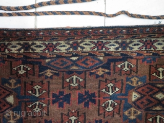 Tourkmen Chuval wool on wool size:42 x 88 price:SOLD                        