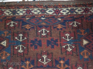 Tourkmen Chuval wool on wool size:42 x 88 price:SOLD                        