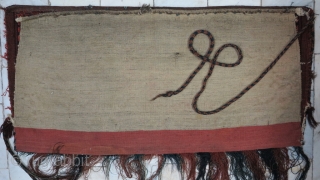 Tourkmen Chuval wool on wool size:42 x 88 price:SOLD                        