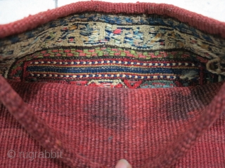Shahsavan Toubreh soumac wool on wool it was repaired size:34 x 32 price:POR                    