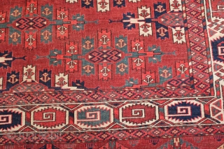 Yamut Turkoman Carpet 
size: 196 x 304 cm
good condition repair has been done
                    