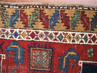 1900 heriz Kharaja karajeh runner rug From northwest  iran east azrebijian .
Great colors condition and quality.
Natural-dyed wool Persian Karaja rug handmade in or near the village of Qaraajeh (Karaja), in the  ...