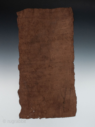 Painted Bark Cloth, Lese people, Ituri Forest, D.R. Congo. Ex Tom Phillips collection, UK. A bark cloth from the Lese people in the Ituri forest of northeastern Democratic Republic of the Congo.  ...