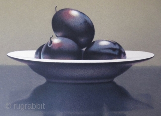Lithograph Print by Guy Diehl - Still Life with Italian Plums
American artist Guy Diehl, born in 1949 in Pennsylvania, is most famously known for his still life paintings and prints. Diehl's family  ...