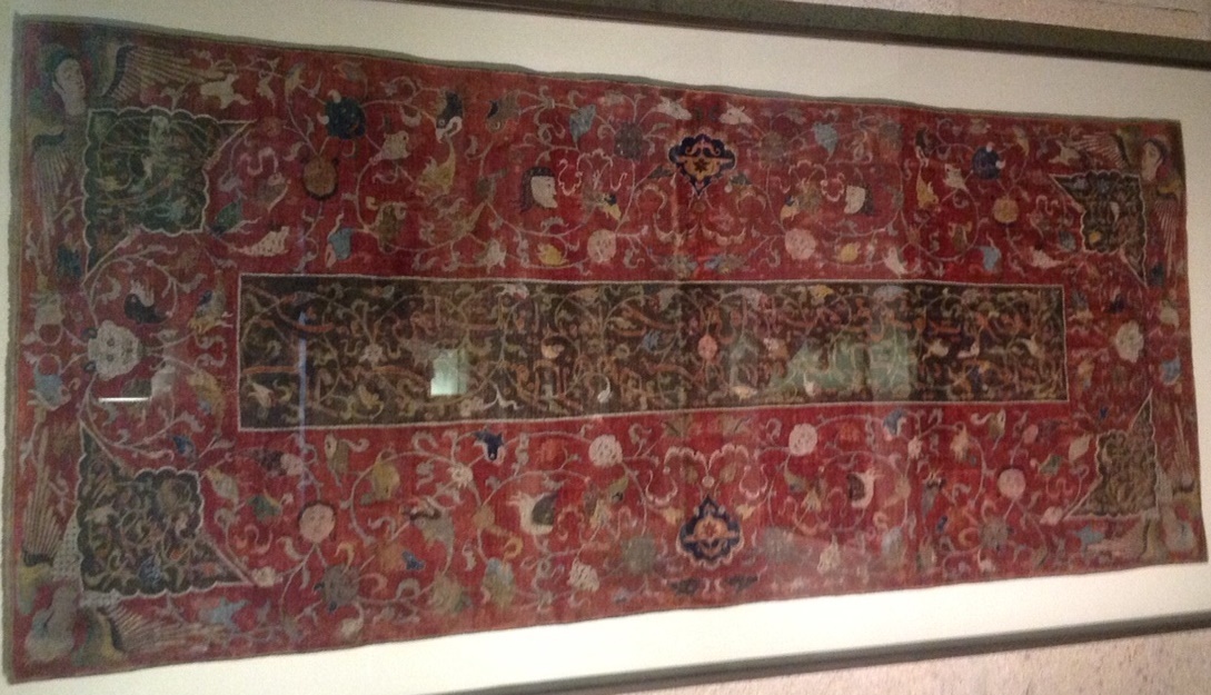 Grotesque Carpet, Safavid Persia, Tabriz (?) 16th century, silk pile, Gulbenkian Museum