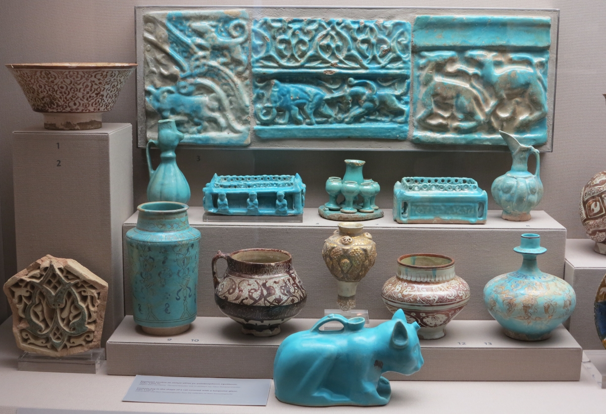 Kashan Ceramics, Benaki Museum of Islamic Art, athens