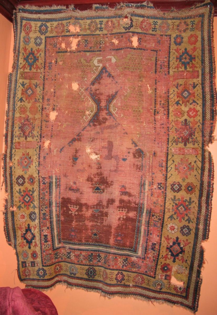 east Anatolian Prayer rug obruk sivas
