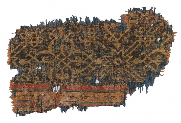 Benaki Timurid Carpet Fragment, circa 15th century