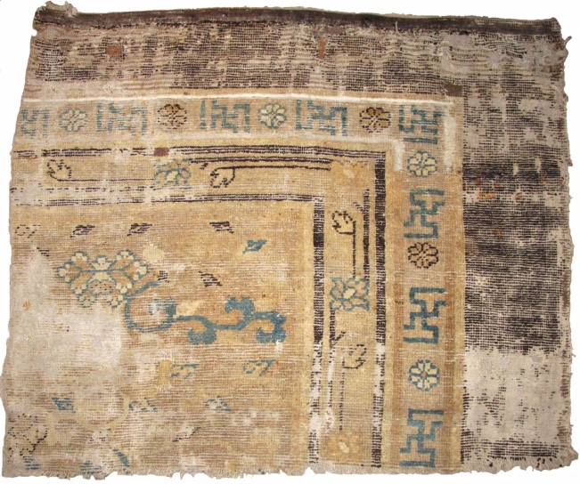 5. early Northern Chinese carpet fragment