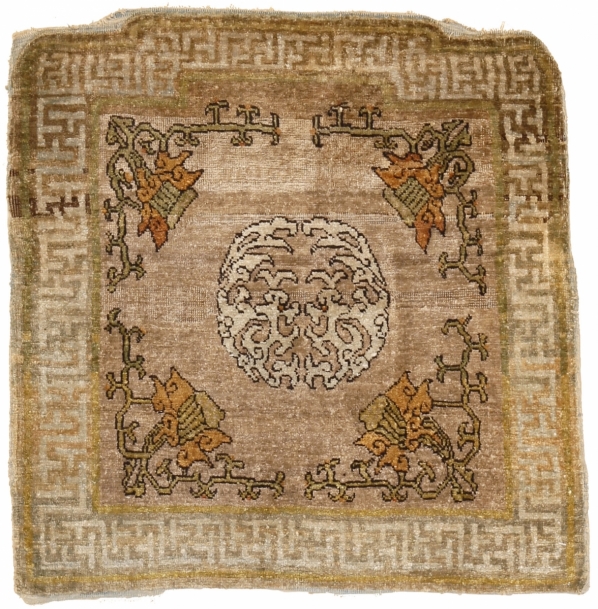 34. Yarkand silk throne cover
