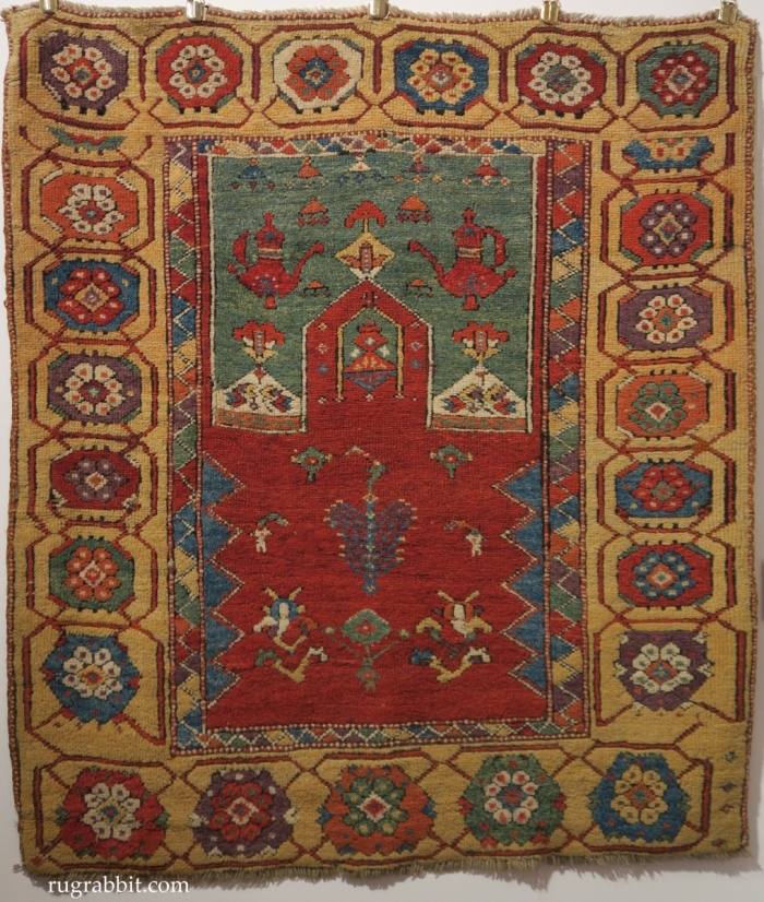 Rugs from the Christopher Alexander Collection at Sotheby's: central Anatolian prayer rug