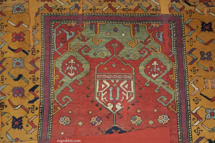 Rugs from the Christopher Alexander Collection at Sotheby's: central Anatolian rug fragment