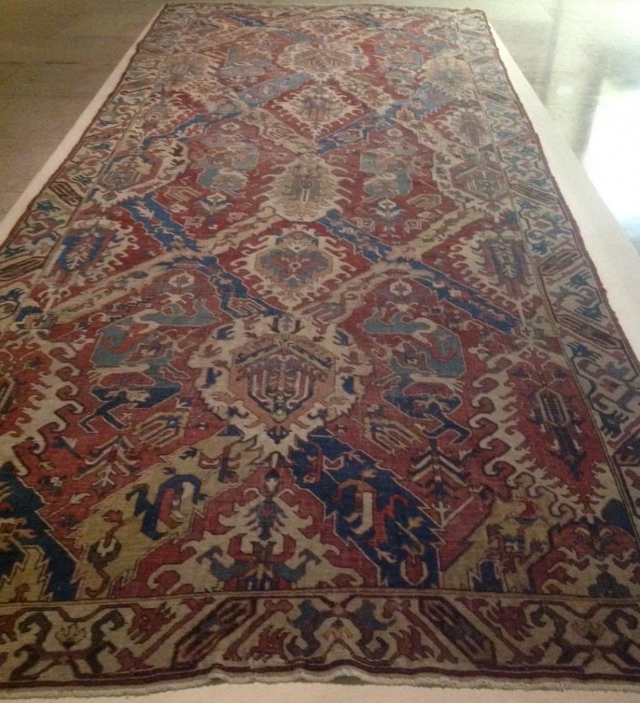 Caucasian Dragon carpet, Safavid era, 17th century, Gulbenkian Museum