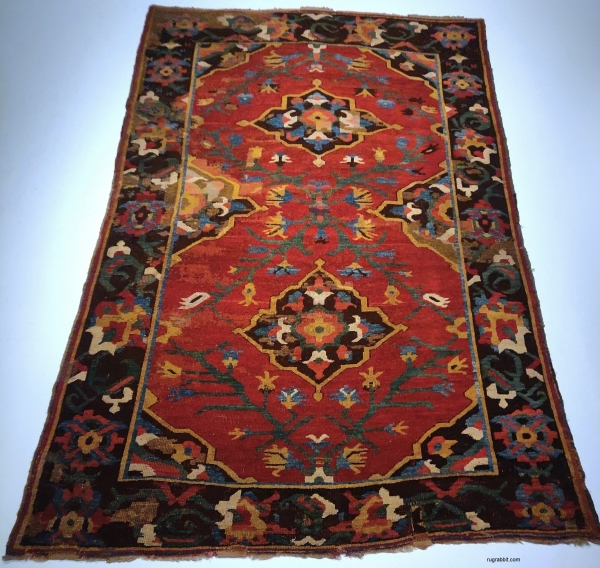 Karapinar rug Ottoman art classical carpet Denver Art Museum