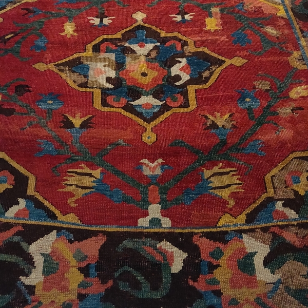 Karapinar rug Ottoman art classical carpet Denver Art Museum