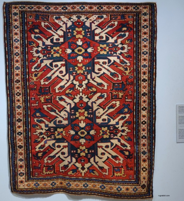 Caucasian Chelaberd rug, Eagle Kazak, Karabagh rug, Denver Art Museum, Rugged Beauty