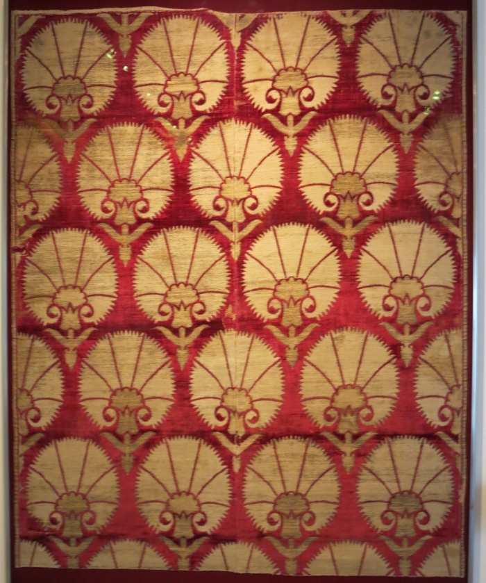 17th century Ottoman Turkish velvet
