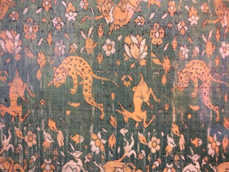 Safavid Persian silk, early 16th century (detail) Benaki Museum of Islamic Art, Athens