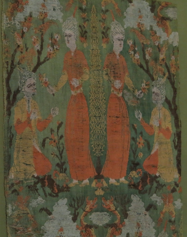Safavid Persian silk, circa 1570 or before (detail) Benaki Museum of Islamic Art, Athens