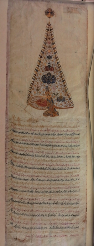 Ottoman firman with tugra, Benaki Museum of Islamic Art, Athens